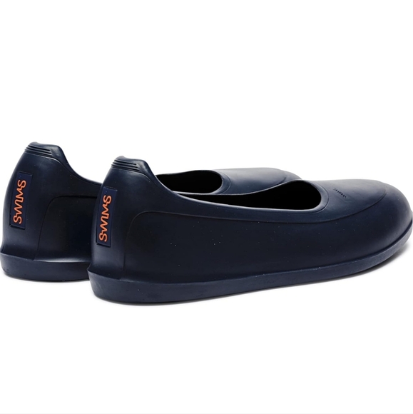 Men's Black SWIMS Rubber Galoshes - Size 11 NWT - Picture 1 of 8